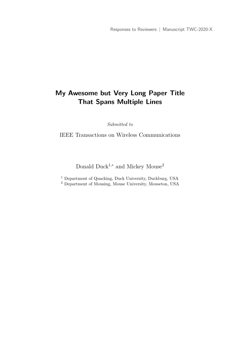 Review Response Template