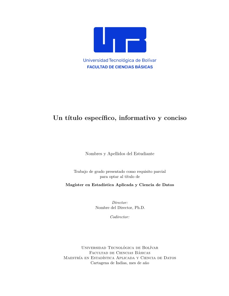 Tesis UTB Maestria en Estadistica Aplicada y Ciencia de Datos