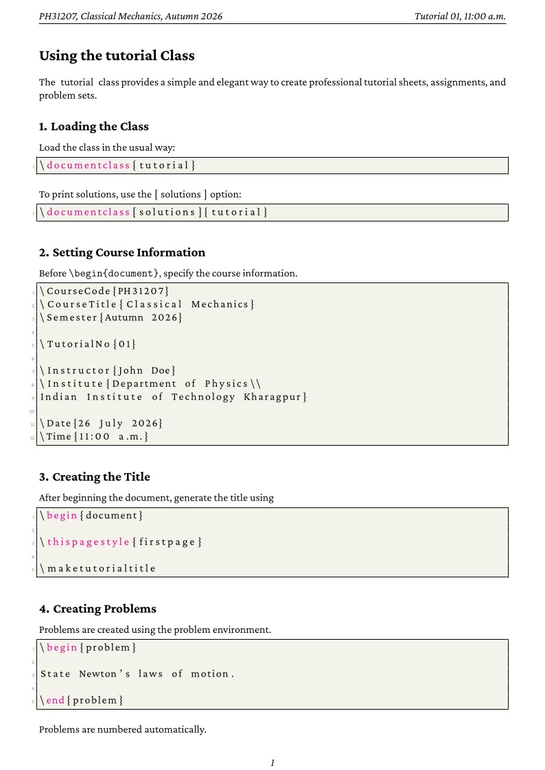 Baijayanta's Tutorial aka tutorial