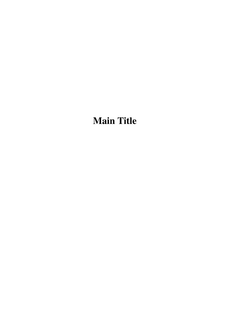 PhD Thesis Template, University of Agder (UiA) 2026