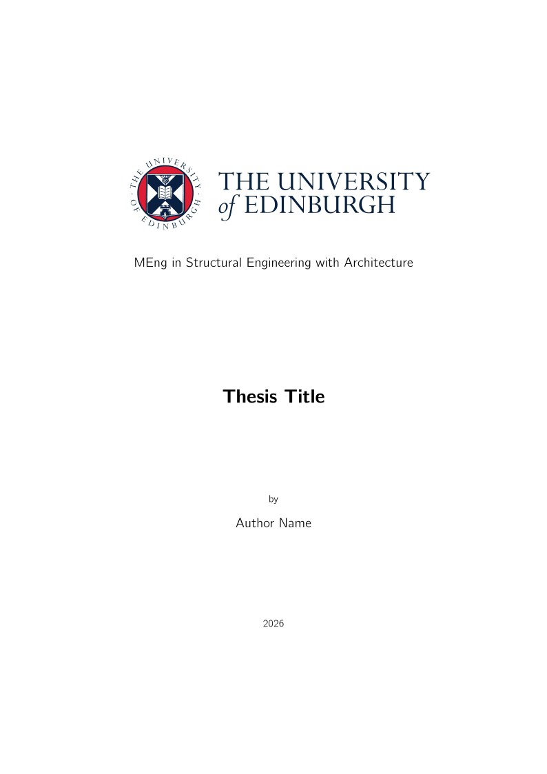 SoE Thesis Template
