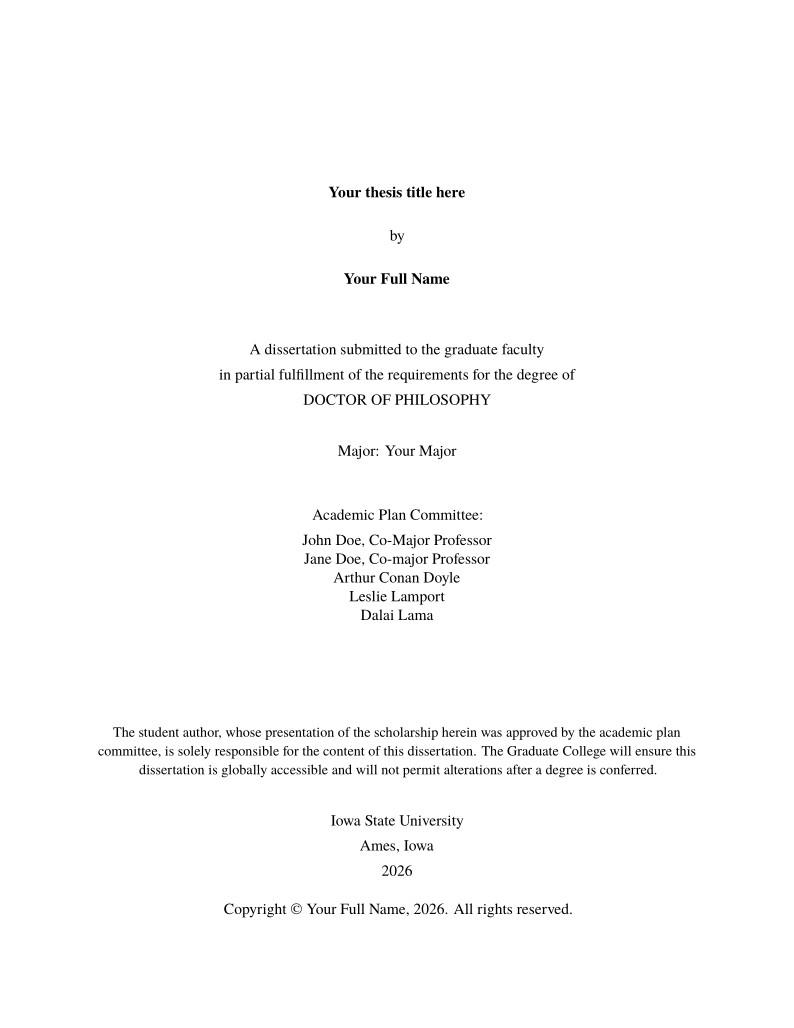 ISU Template with Traditional Format (ver 6.01 2026)