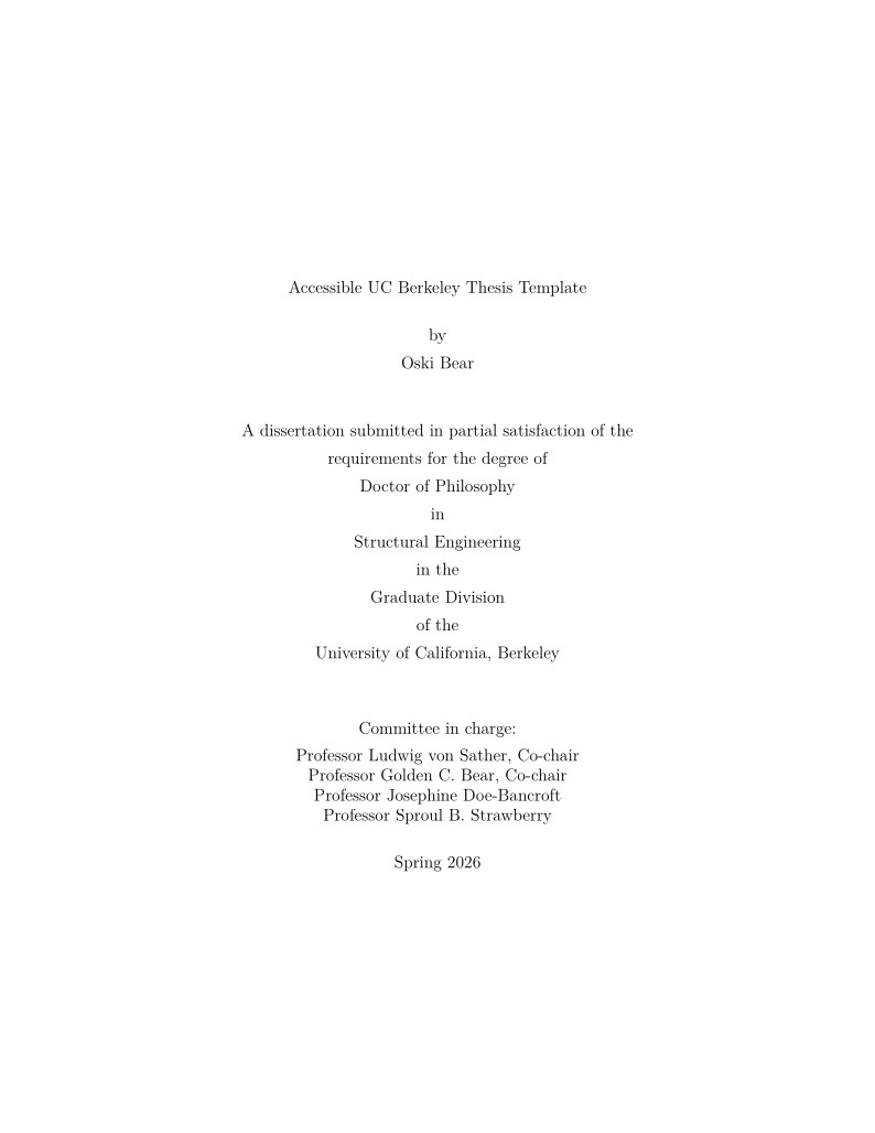 UC Berkeley Thesis Template (Accessible)