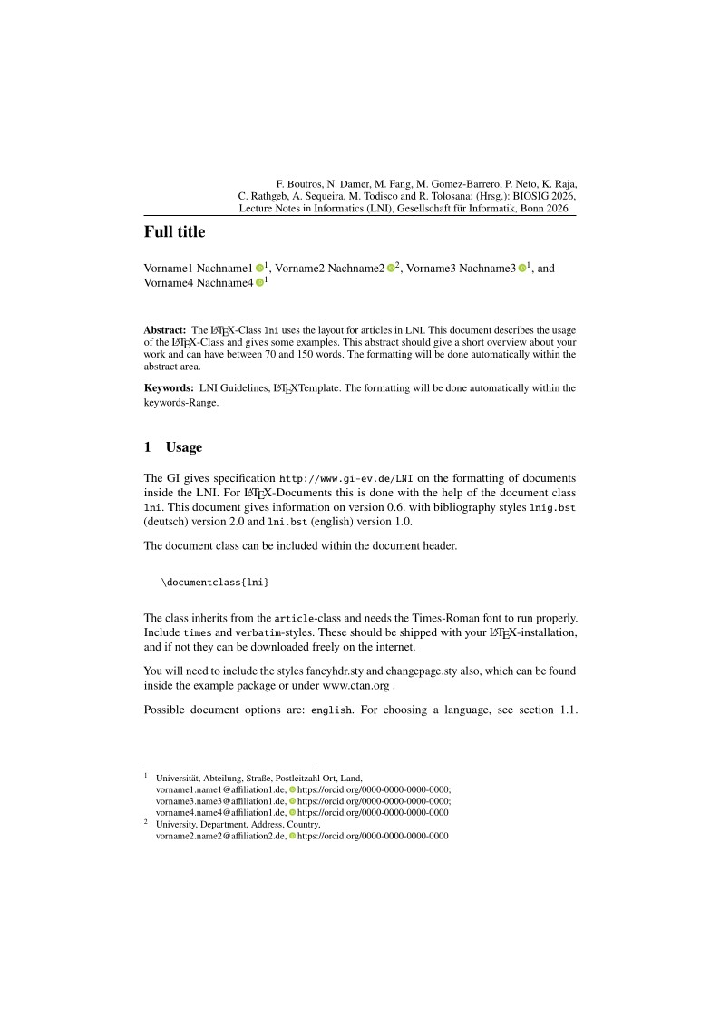 BIOSIG 2026 Author Kit