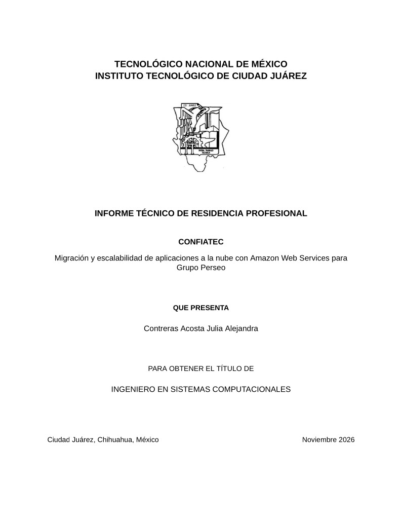 TecNM ITCJ reporte de residencias y tesis