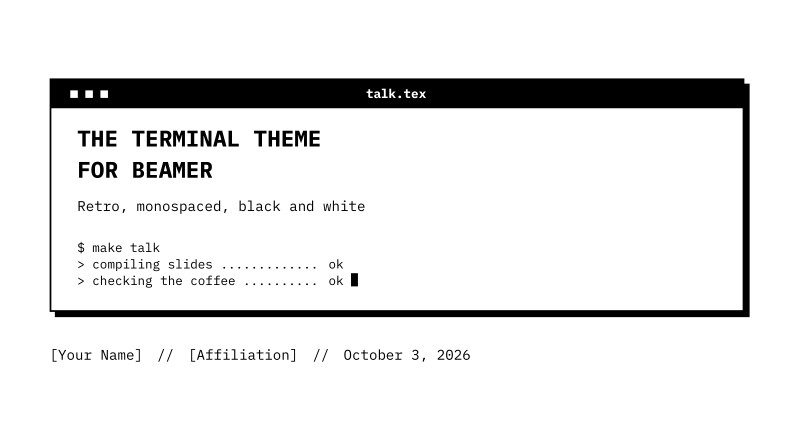 Terminal theme