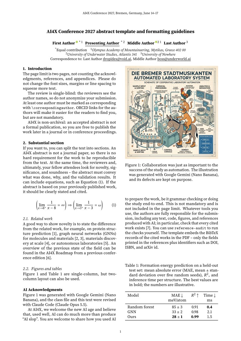 AI4X 2027 Template