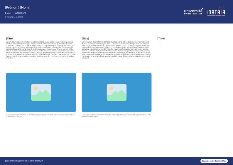 Template scientific poster DataIA