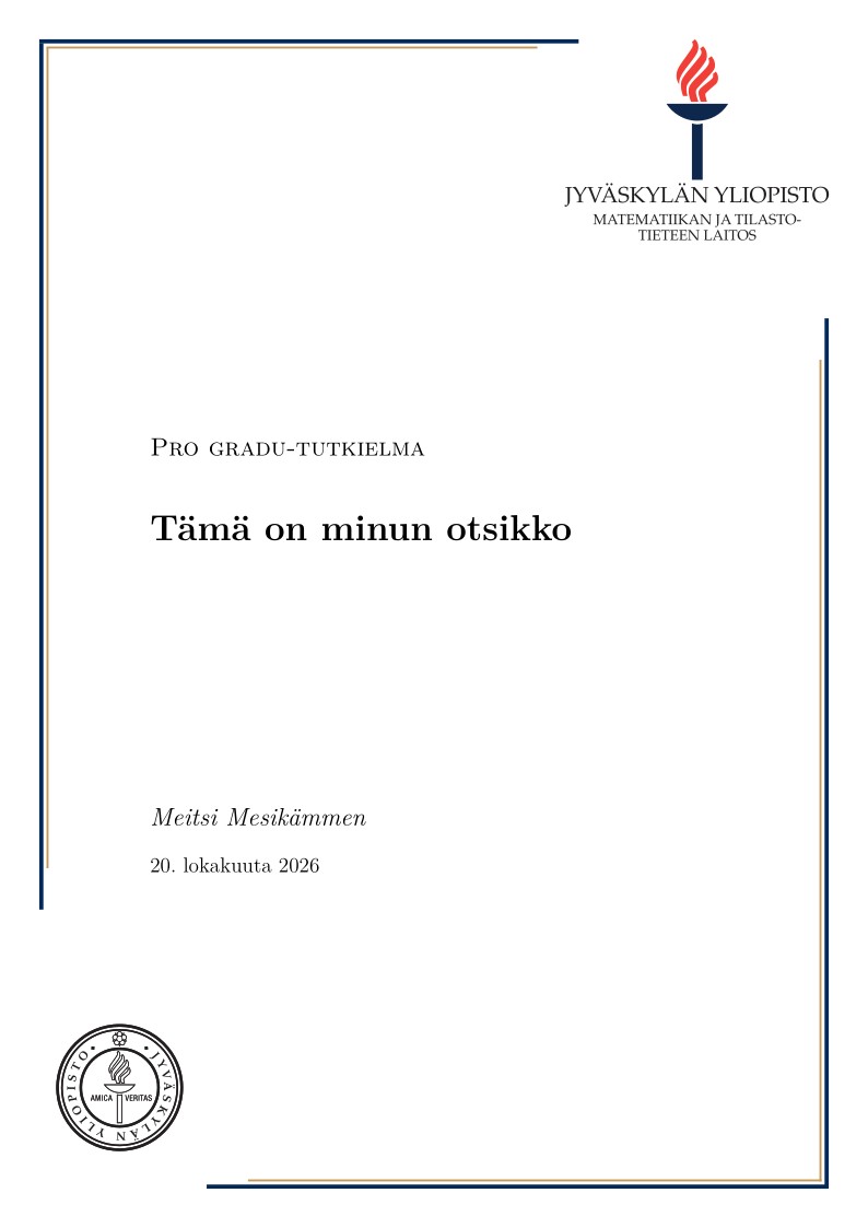 JYU Math Pro gradu