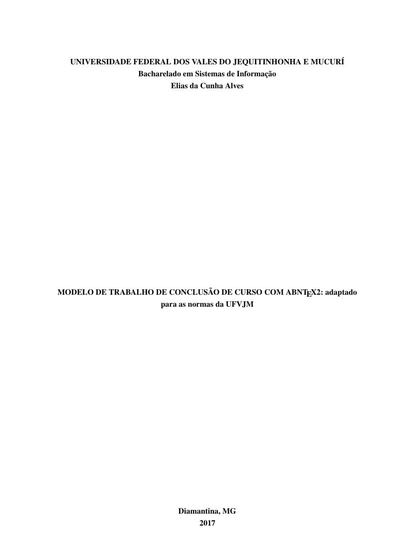 TCC UFVJM ABNTEX2
