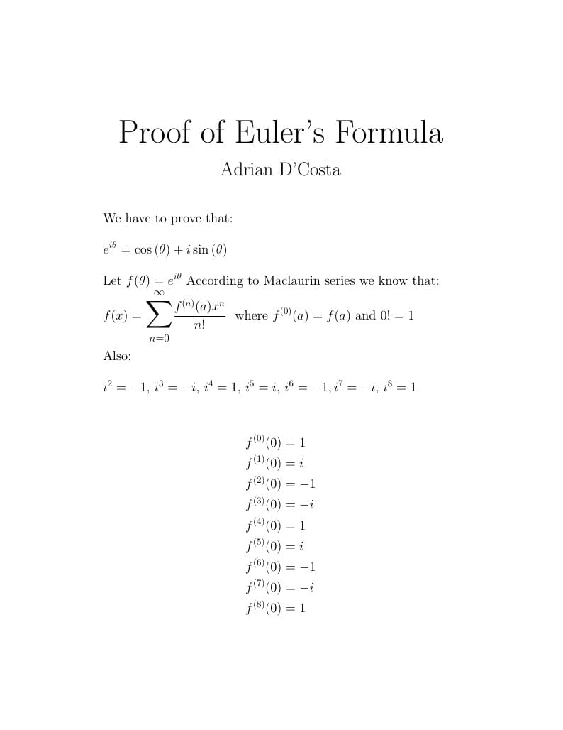 ProofOfEuler'sFormula