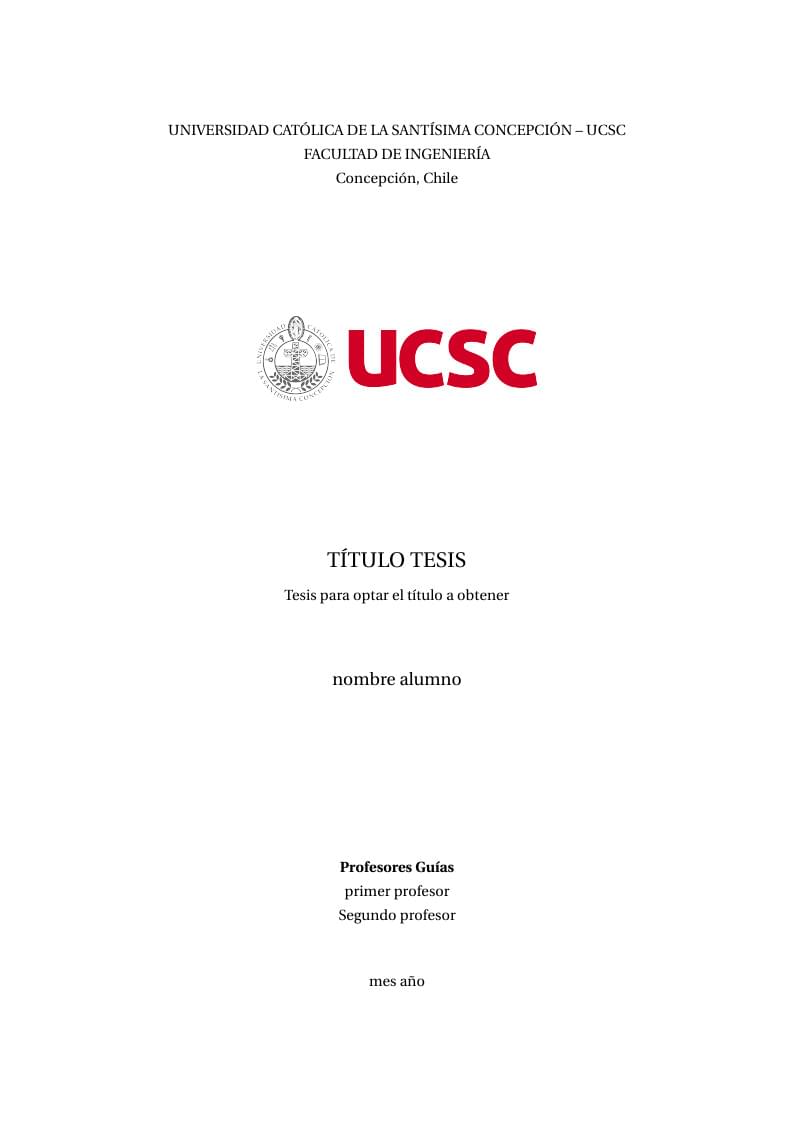 Template Tesis Universidad Católica de la Santísima Concepción - UCSC