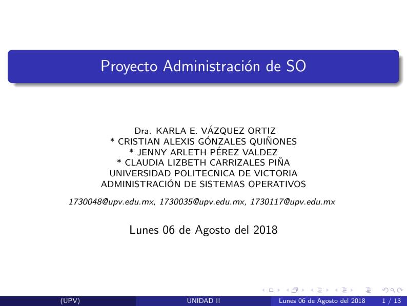 Proyecto Administración de SO