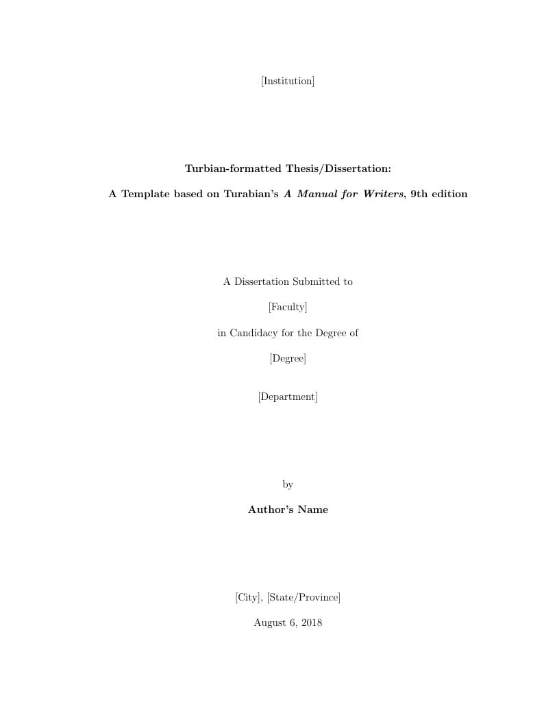Turabian-formatted Thesis/Dissertation