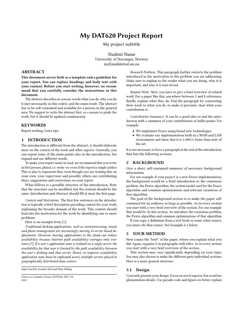 My DAT620 Project Report