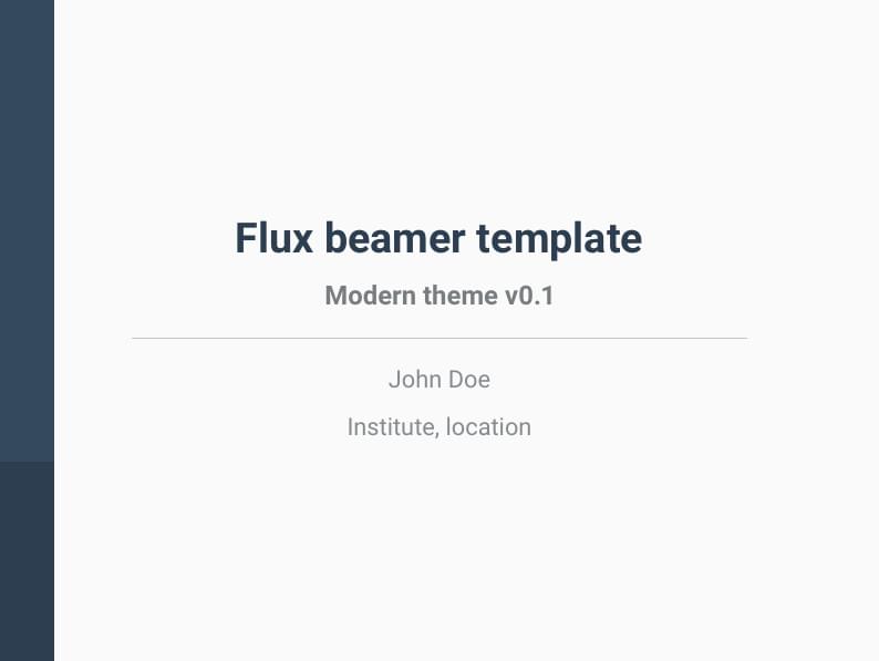 Flux beamer