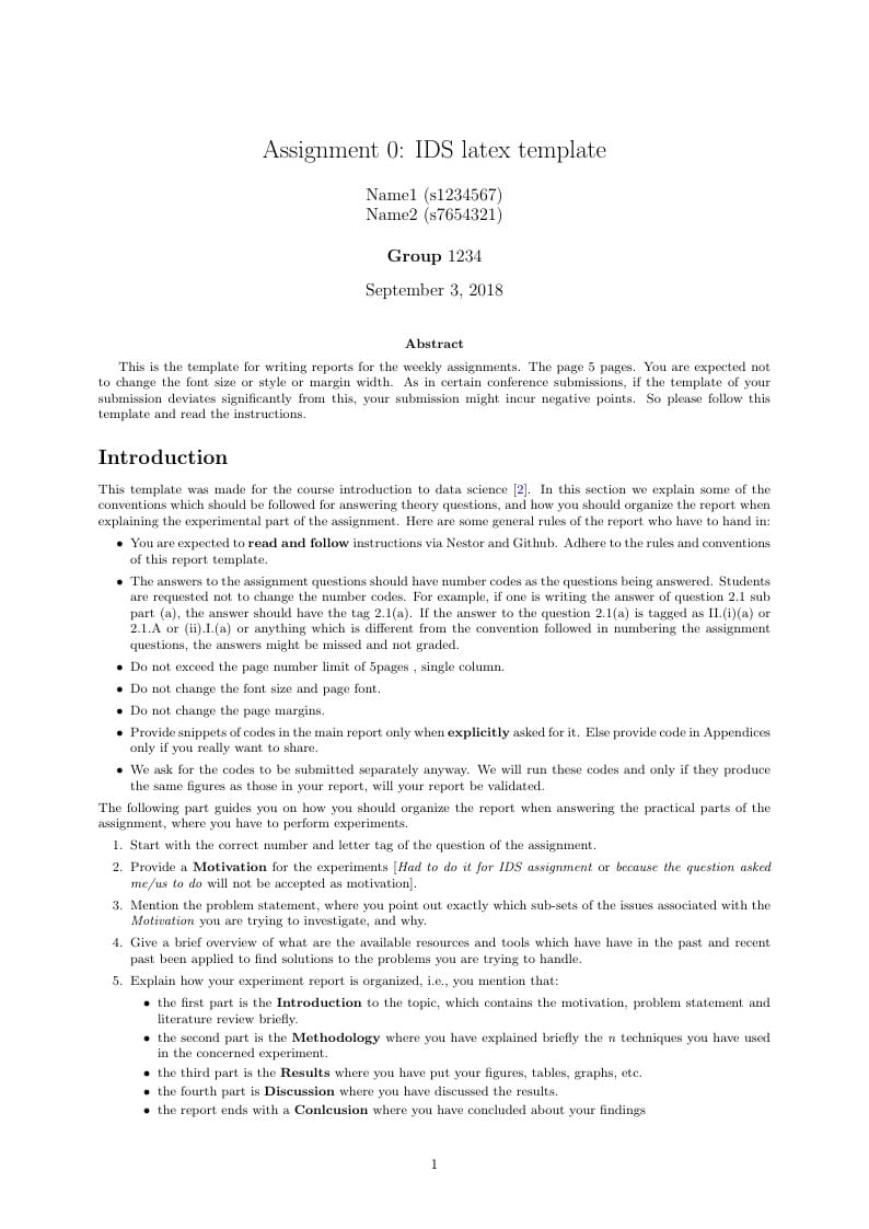 Introduction to Data Science (MCS16002) assignment template