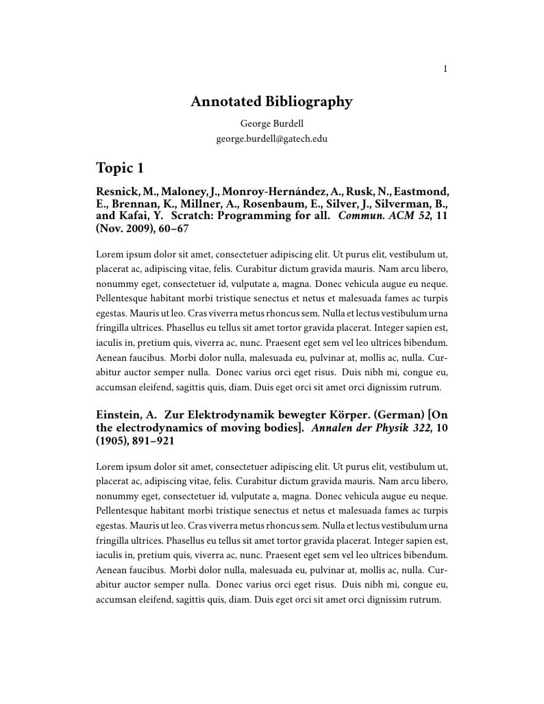 OMSCS6460 Annotated Bibliography