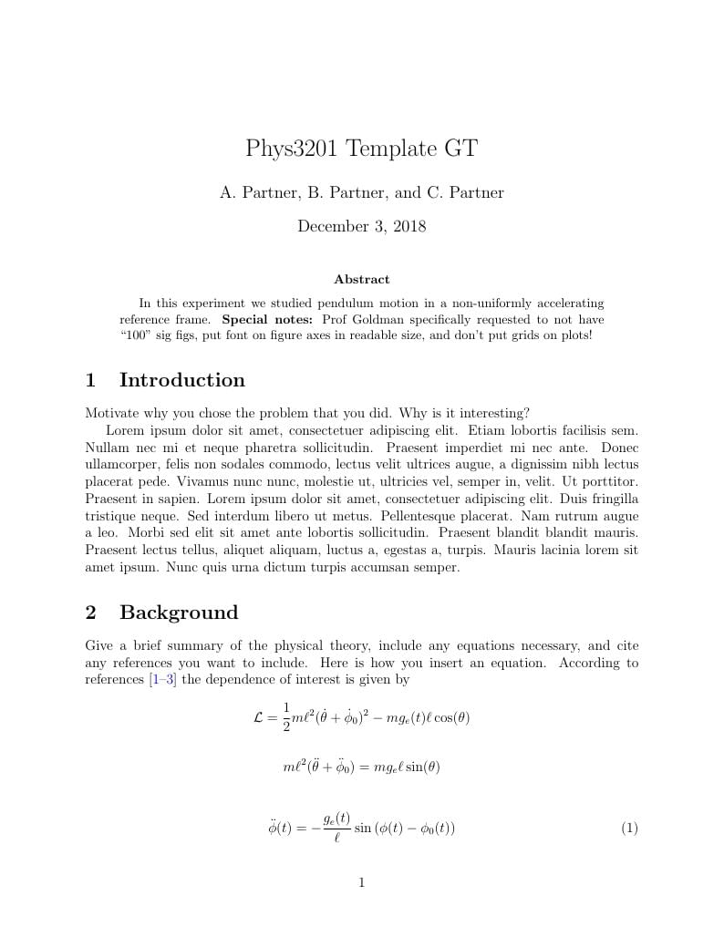 Phys3201 Template GT