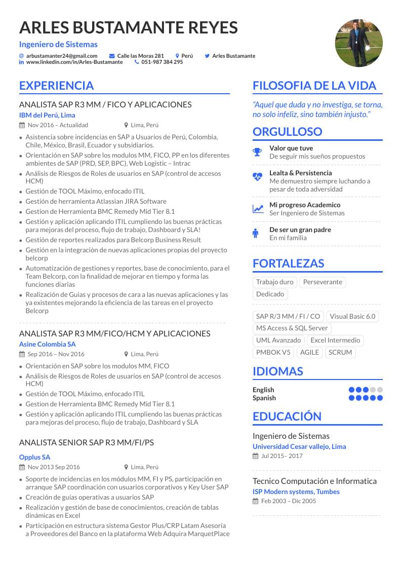 CV Arles Bustamante