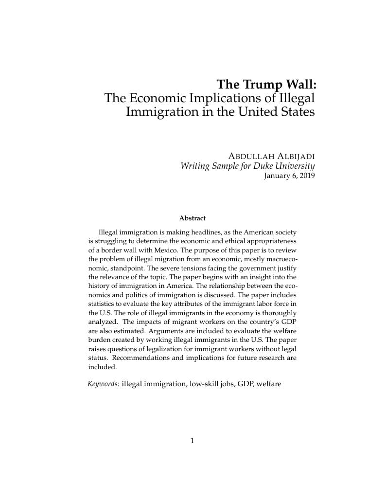 The Trump Wall