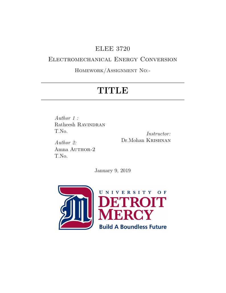 ELEE 3720 report template