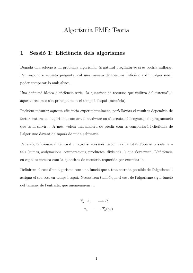 Algorismia Teoria