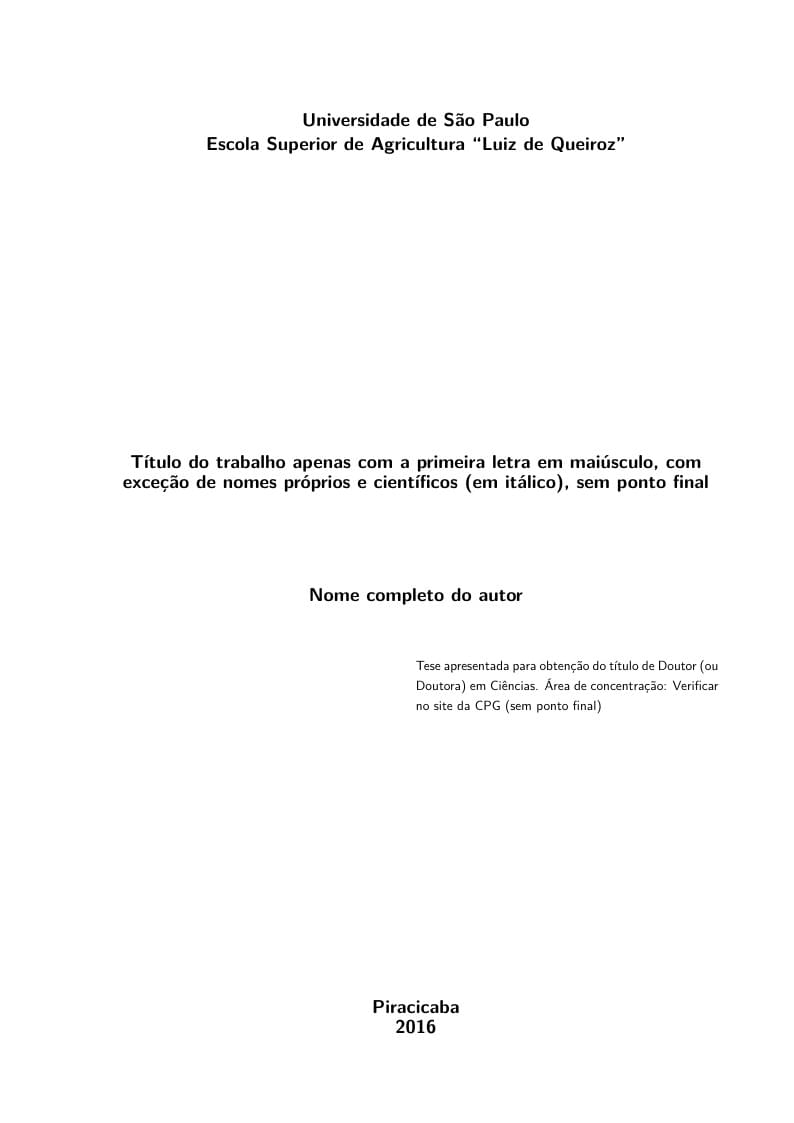 ESALQ Tese em capitulos