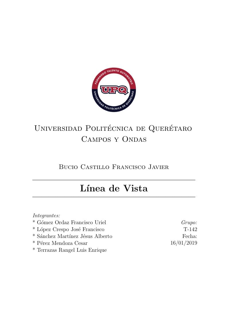 Línea de Vista