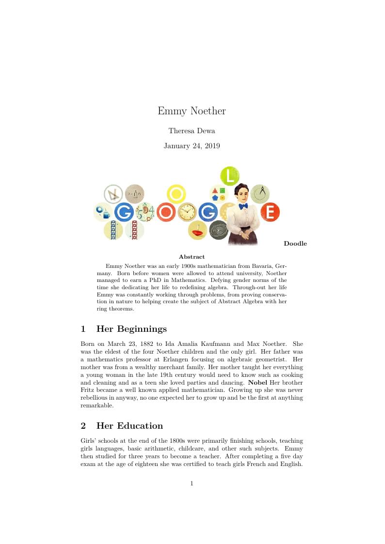Emmy Noether