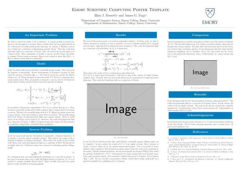 Emory Poster Template