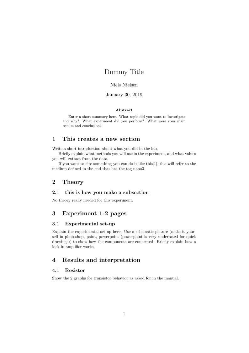 Template LaTeX Lab E Nano3