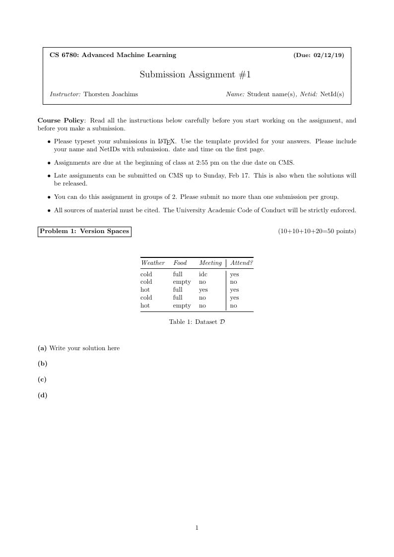 CS6780 Assignment Template