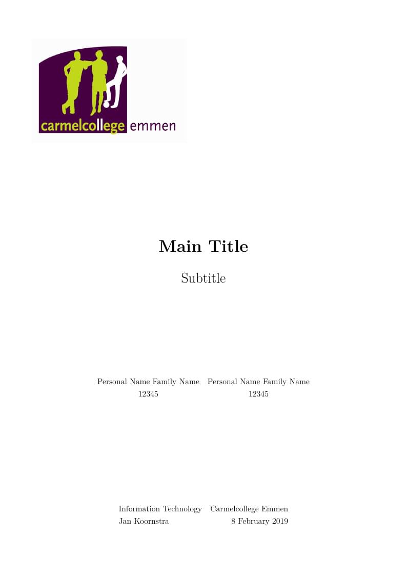 PWS Template EN