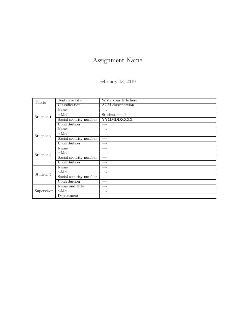 Group Assignment Report Template