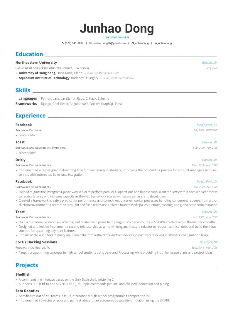 Resume Template