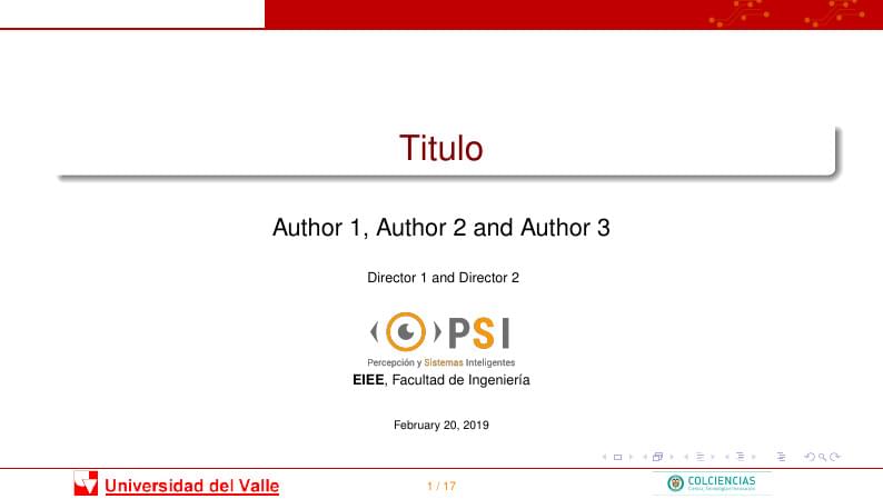 Presentaciones PSI