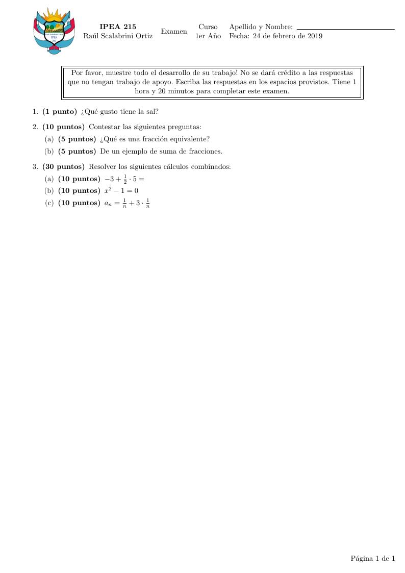 Examen