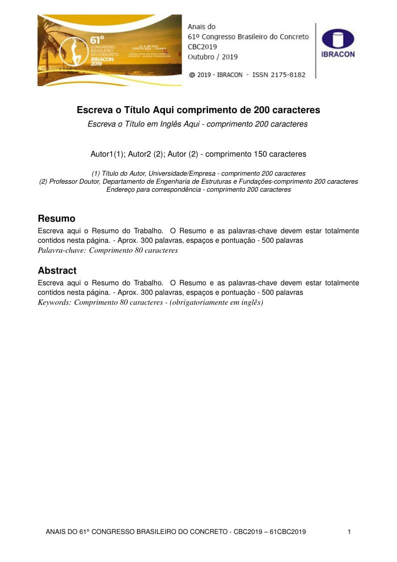 Template Ibracon (portugues)