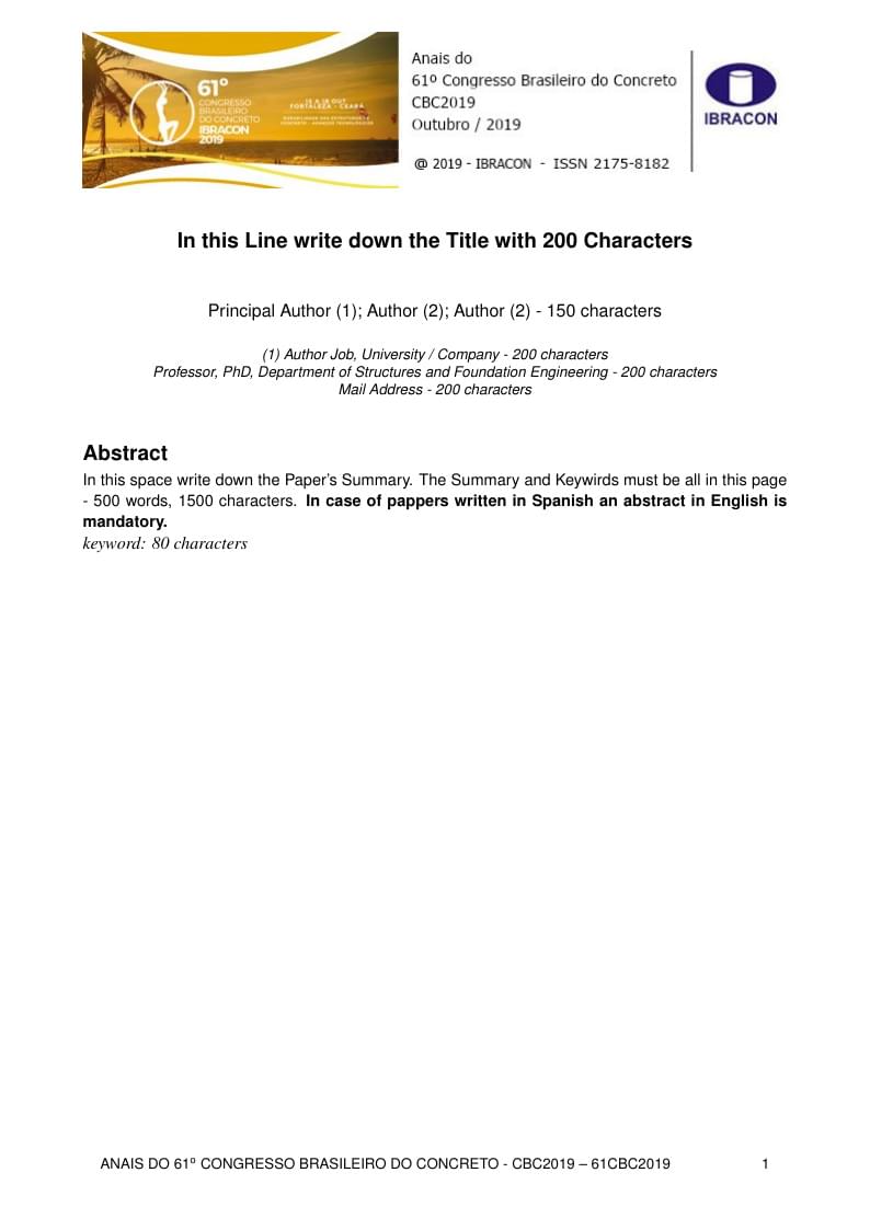 Template Ibracon (english)