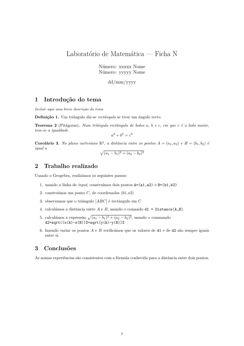 Laboratório de Matemática 2019 --- template