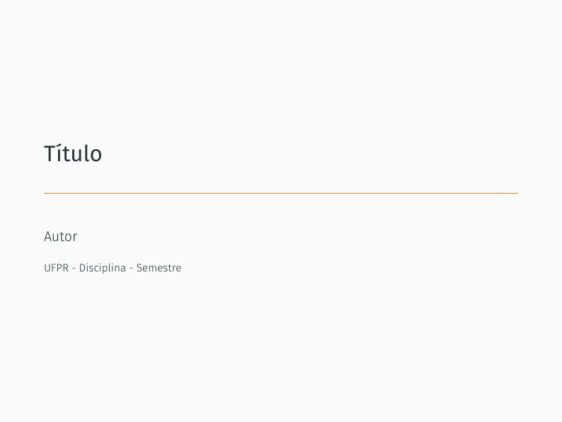 Modelo Projeto - Slides