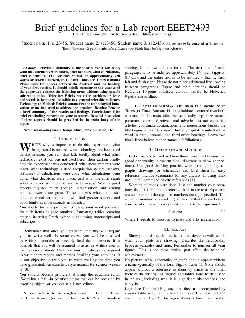 LabReport_IEEE Journal Paper Template