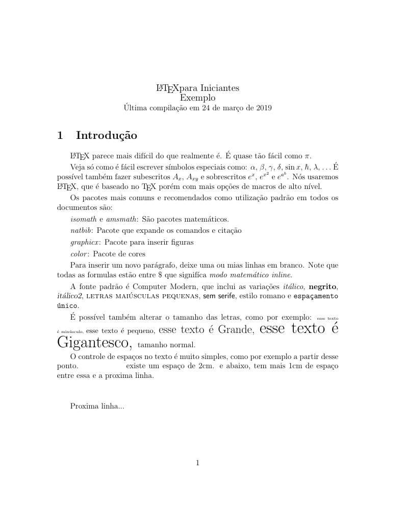 LaTeX para Iniciantes