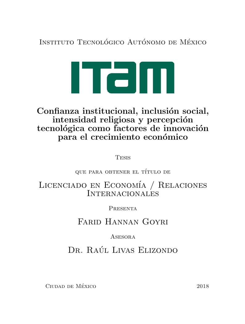 ITAM Thesis Template (2.0)