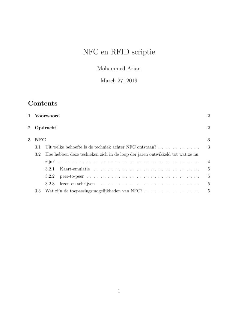 NFC en RFID