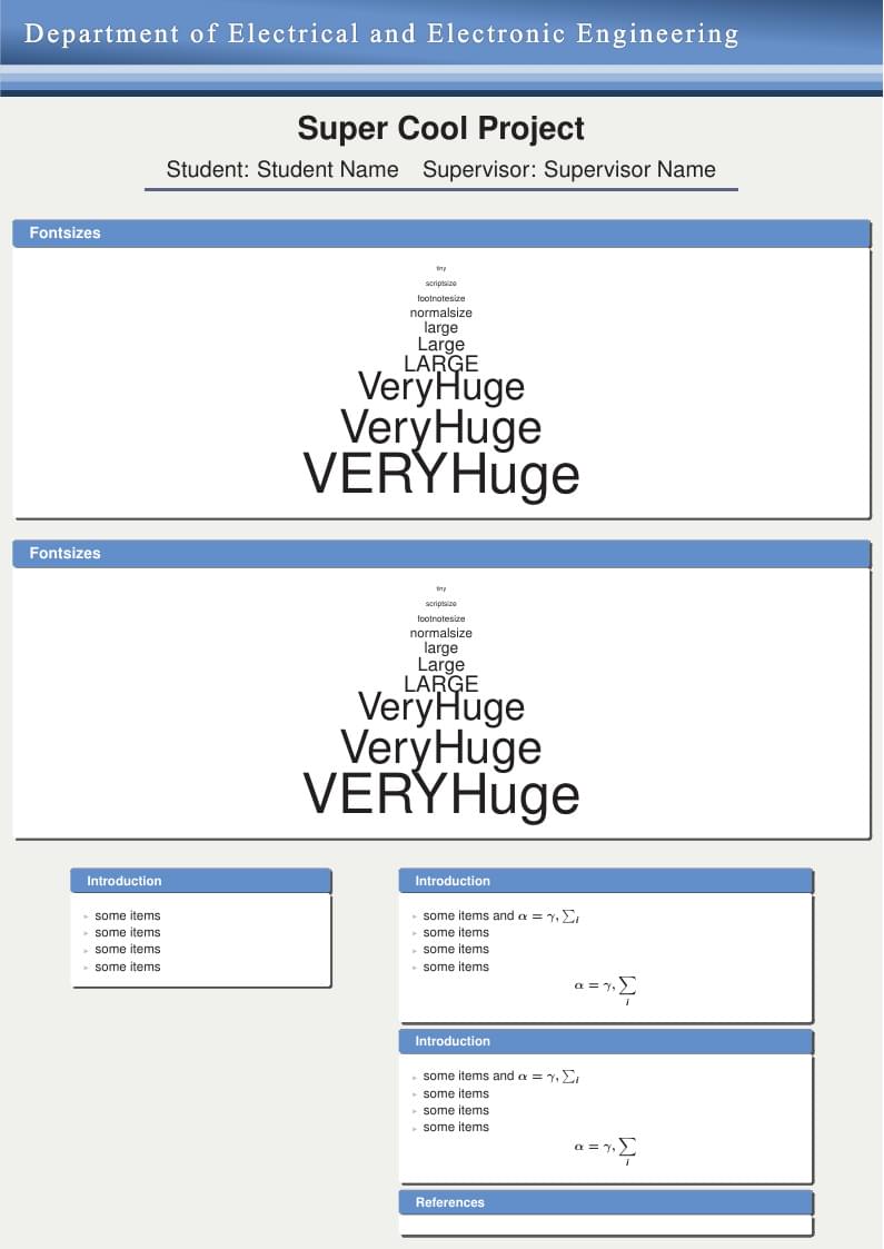 University of Bristol Department of Electrical and Electronics Engineering Final Year Poster Template