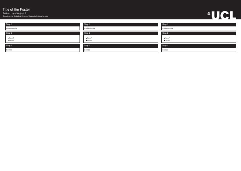 UCL Beamer Template