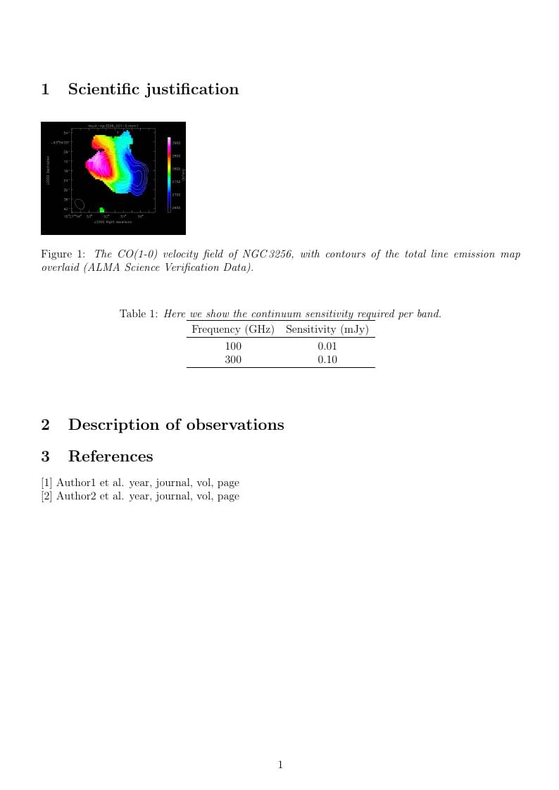 ALMA Cycle 7 regular proposal