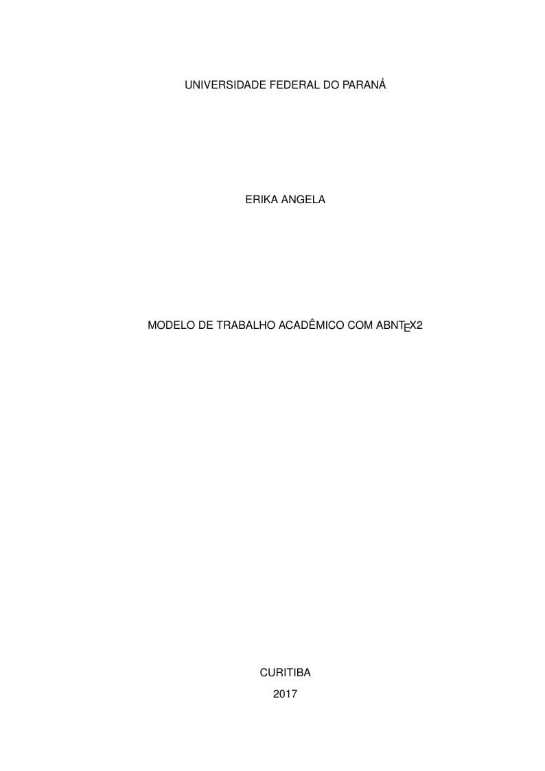 ABNTeX UFPR